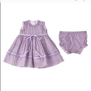Baby CZ Purple and Pink Formal Dress